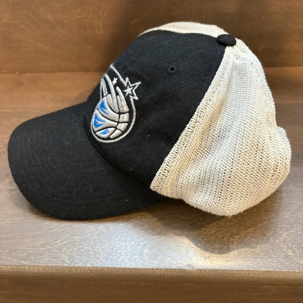 Mitchell &‎ Ness Orlando Magic Snapback Hat Signed OSFA Black Trucker Cap NBA